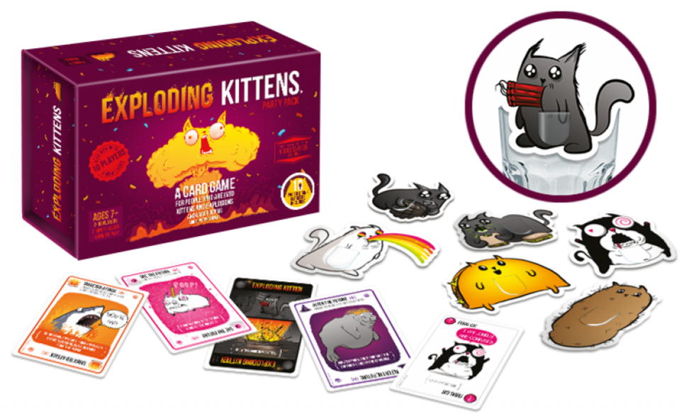 Exploding Kittens Party Pack - Caja sin música