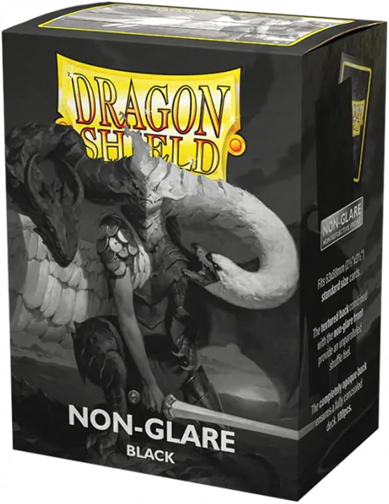 PROTECTORES DRAGON SHIELD STANDARD MATTE NON GLARE BLACK