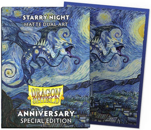 PROTECTORES DRAGON SHIELD STANDARD DUAL MATTE  ART ANNIVERSARY STARRY NIGHT