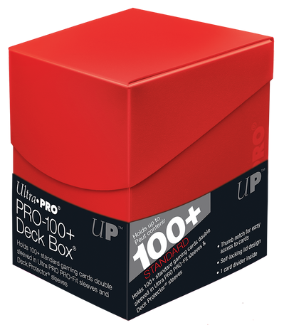 DECK BOX ULTRA PRO ECLIPSE 100 ROJO