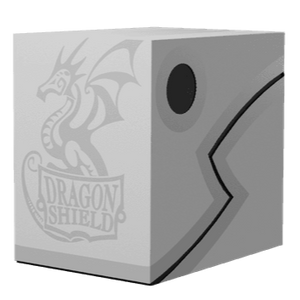 DECK BOX DRAGON SHIELD DOUBLE SHELL 150 BLANCO