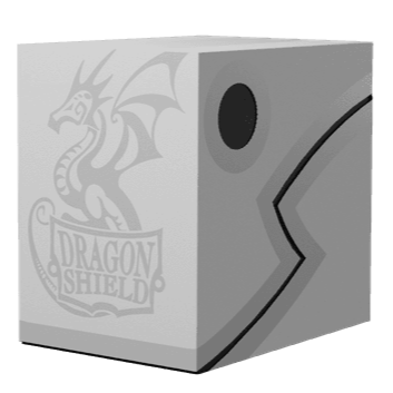 DECK BOX DRAGON SHIELD DOUBLE SHELL 150 BLANCO