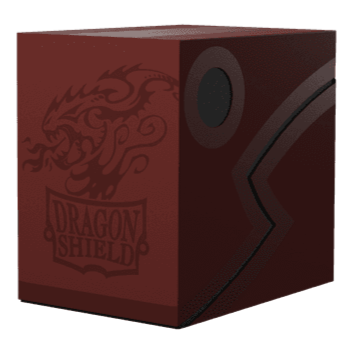 DECK BOX DRAGON SHIELD DOUBLE SHELL 150 ROJO