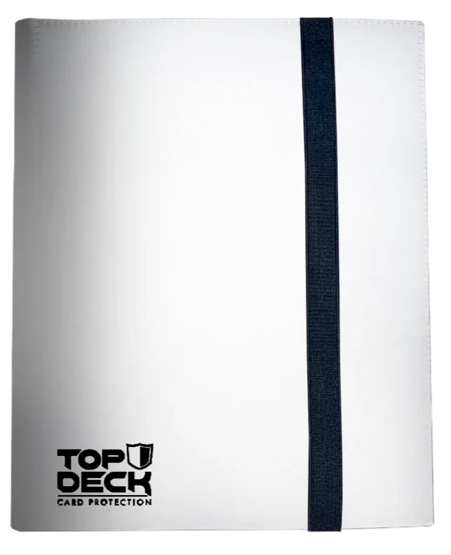 CARPETA TOP DECK 9 POCKET 360 COLOR BLANCO