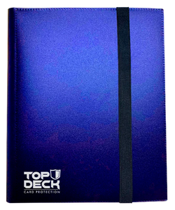 CARPETA TOP DECK 9 POCKET 360 COLOR AZUL