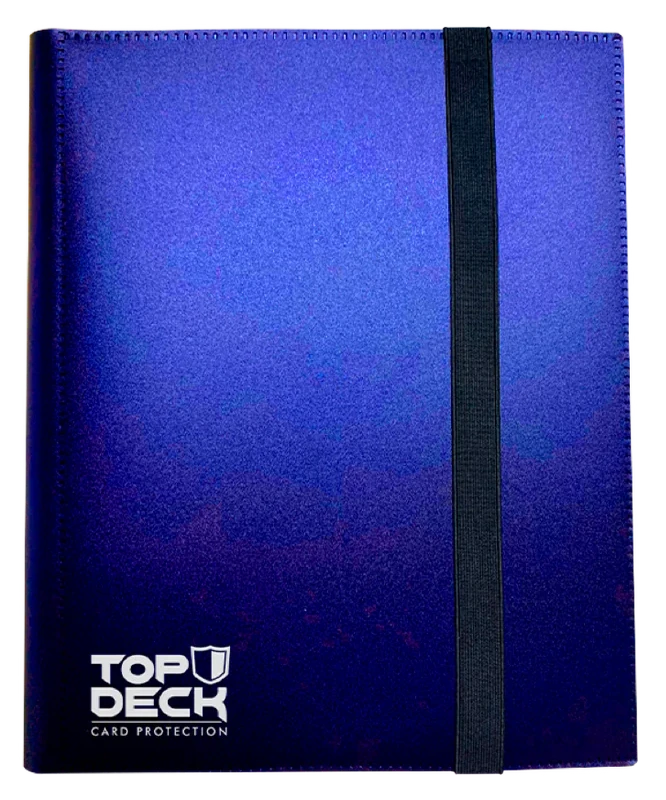 CARPETA TOP DECK 9 POCKET 360 COLOR AZUL