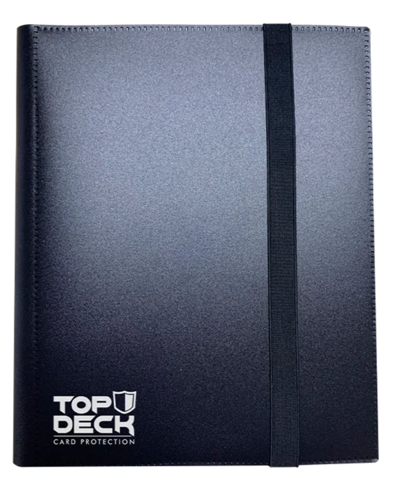 CARPETA TOP DECK 9 POCKET 360 COLOR NEGRO