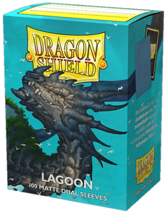 PROTECTORES DRAGON SHIELD STANDARD DUAL MATTE LAGOON