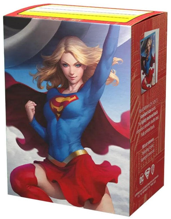 PROTECTORES DRAGON SHIELD STANDARD MATTE ART BRUSHED SUPERGIRL