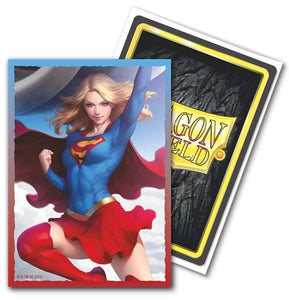 PROTECTORES DRAGON SHIELD STANDARD MATTE ART BRUSHED SUPERGIRL