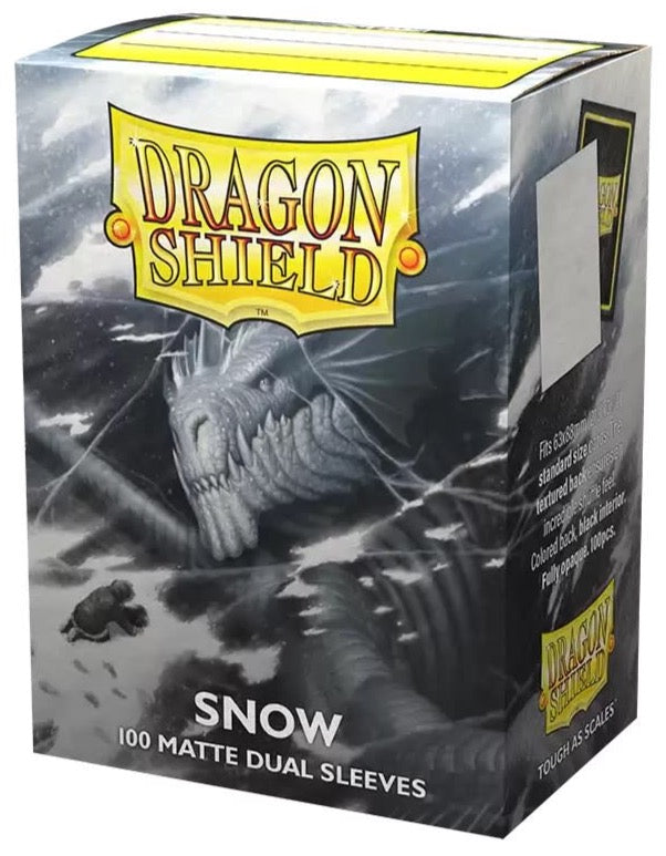 PROTECTORES DRAGON SHIELD STANDARD DUAL MATTE SNOW