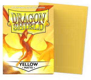 PROTECTORES DRAGON SHIELD STANDARD MATTE YELLOW