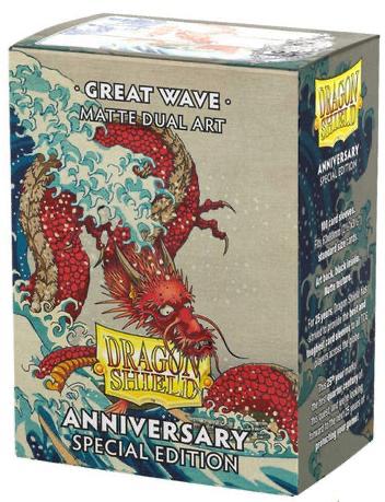 PROTECTORES DRAGON SHIELD STANDARD DUAL MATTE  ART ANNIVERSARY GREAT WAVE