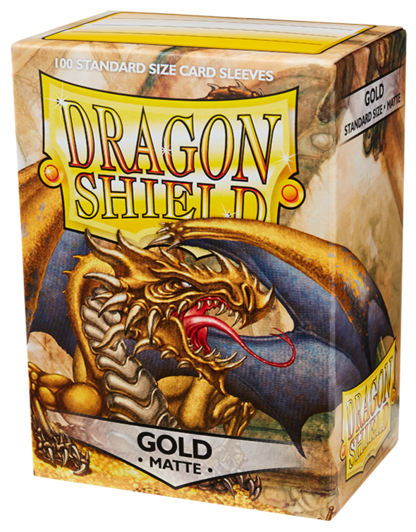 PROTECTORES DRAGON SHIELD STANDARD MATTE GOLD