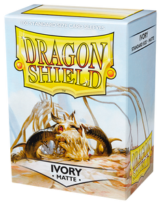 PROTECTORES DRAGON SHIELD STANDARD MATTE IVORY