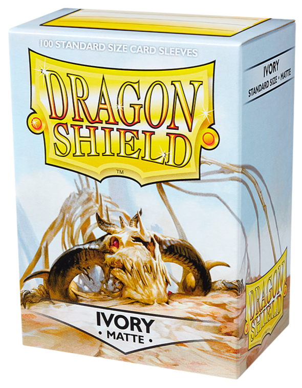 PROTECTORES DRAGON SHIELD STANDARD MATTE IVORY