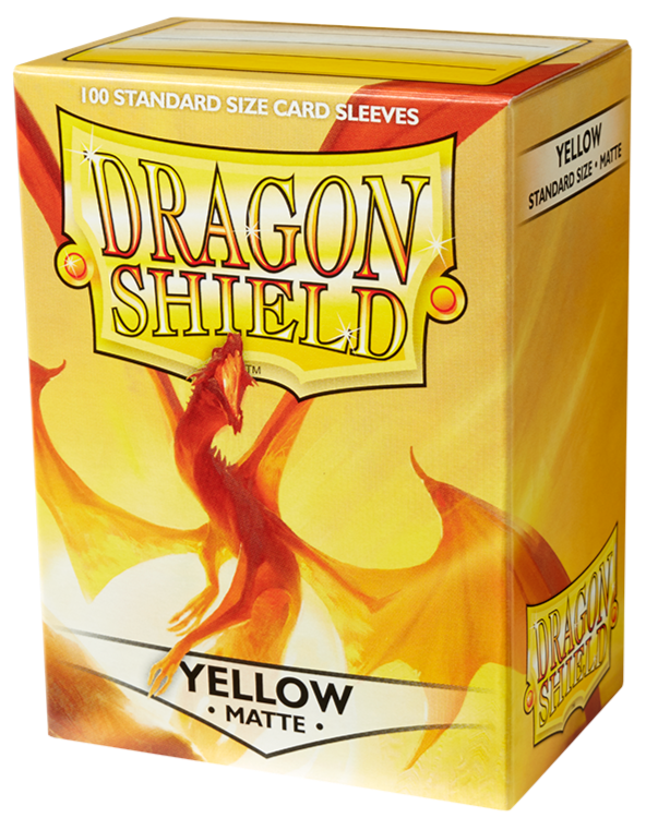 PROTECTORES DRAGON SHIELD STANDARD MATTE YELLOW