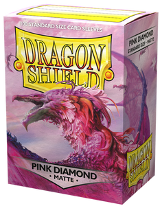 PROTECTORES DRAGON SHIELD STANDARD MATTE PINK DIAMOND