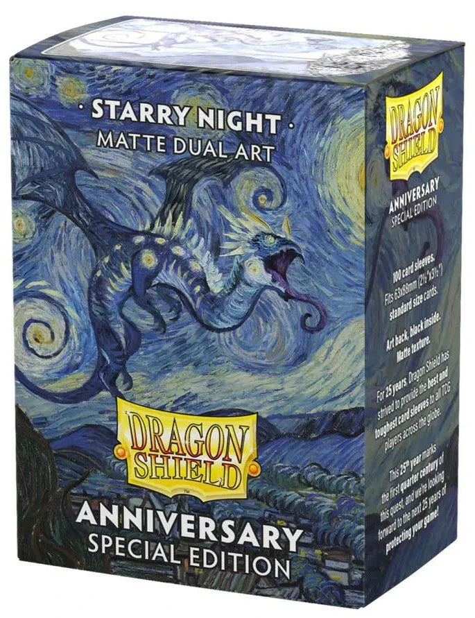 PROTECTORES DRAGON SHIELD STANDARD DUAL MATTE  ART ANNIVERSARY STARRY NIGHT