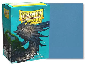 PROTECTORES DRAGON SHIELD STANDARD DUAL MATTE LAGOON