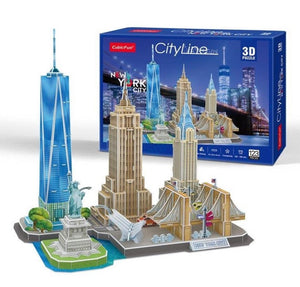 3D PUZZLE CITY LINE NEW YORK