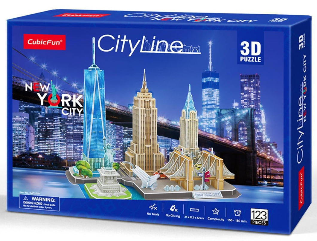 3D PUZZLE CITY LINE NEW YORK