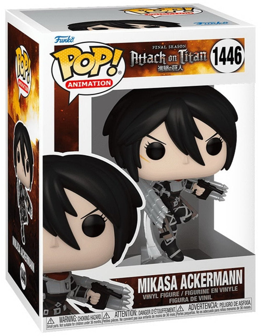 POP! ATTACK ON TITAN, MIKASA ACKERMANN