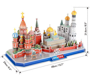 3D PUZZLE CITY LINE MOSCOW