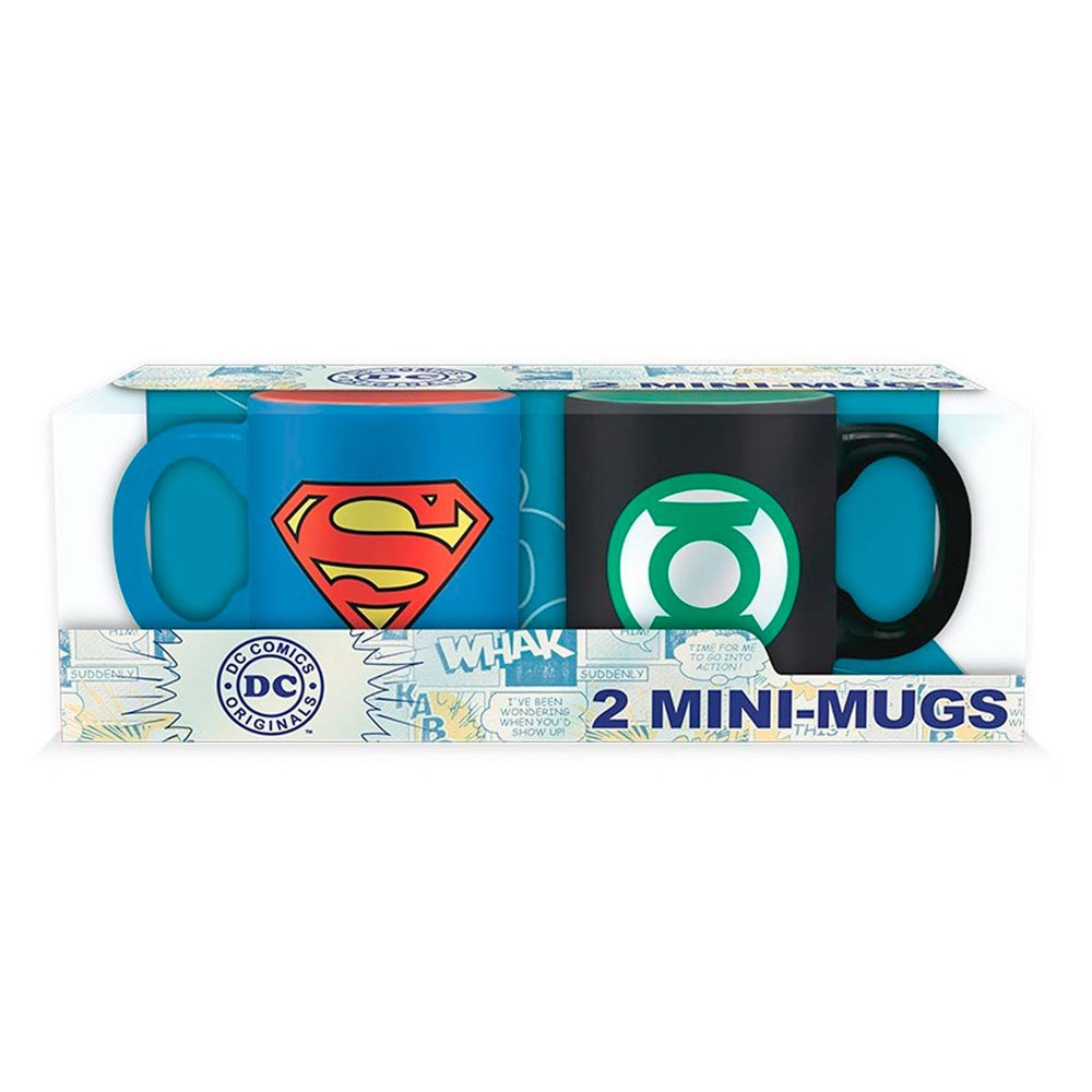 2 MINI MUGS DC COMICS