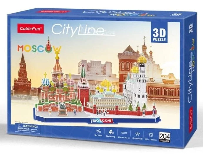 3D PUZZLE CITY LINE MOSCOW